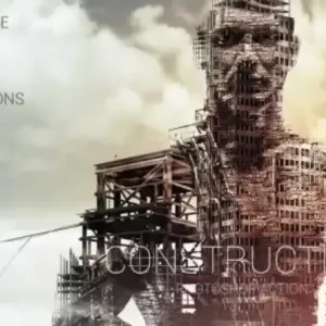 اکشن فتوشاپ ساخت اسکچ معماری Construct Photoshop Action