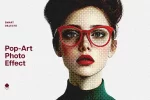 Dotted Pop Art Photo Effect جلوه عکس هنر پاپ نقطه_ای