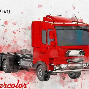 افکت عکس آبرنگ Watercolor Photo Effect