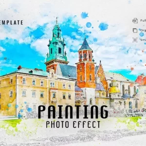 افکت عکس نقاشی Painting Photo Effect