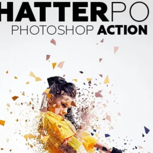 اکشن فتوشاپ Shatterpoly Photoshop Action