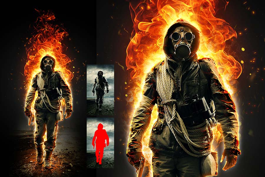 اکشن-فتوشاپ-آتیشی-3