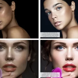 اکشن فتوشاپ روتوش بالا High End Retouching Photoshop Actions