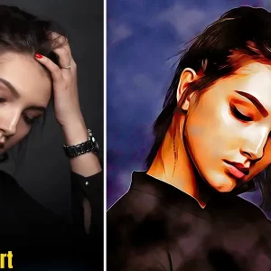 نقاشی رنگ روغن هنر ترکیبی Mixed Art Oil Painting