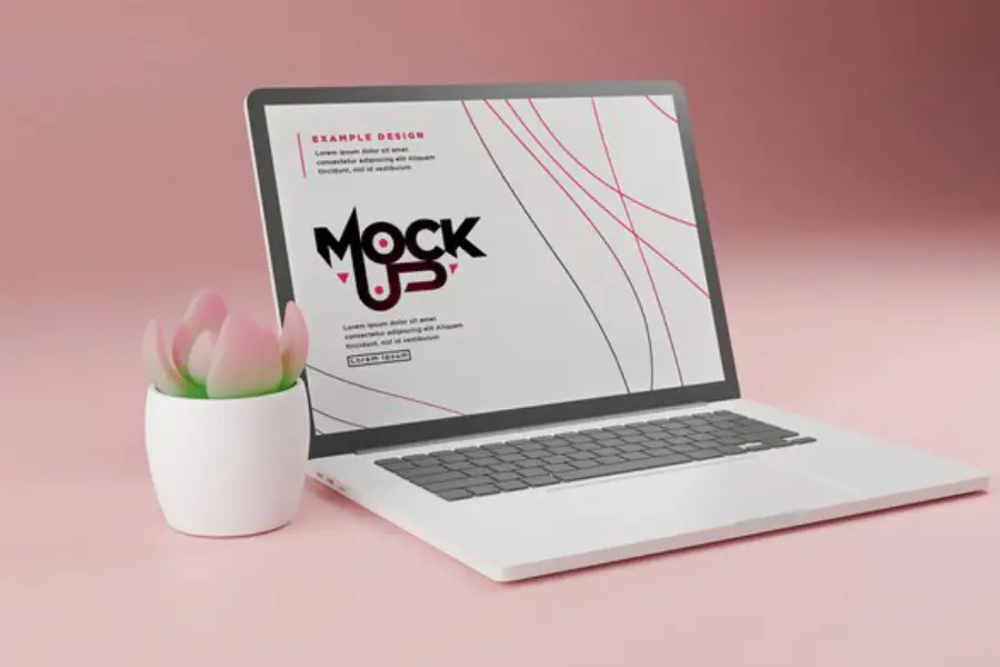 موکاپ کلوزاپ close-up-laprop-screen-mockup-isolated - آرون افکت موکاپ کلوزاپ close-up-laprop-screen-mockup-isolated